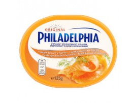 Philadelphia Оригигнальный сливочный сыр с копченым лососем и укропом 125 г